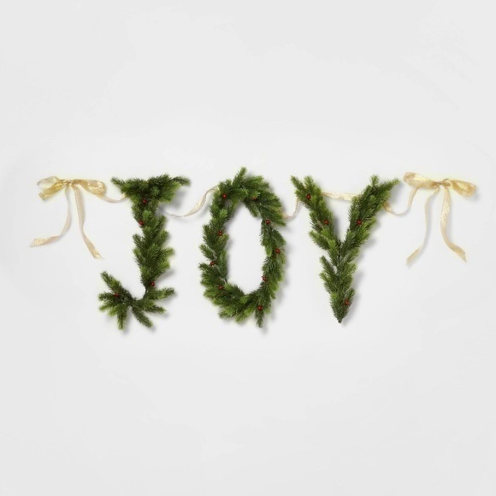 NWT. WONDERSHOP “JOY” Lit Wall Hanging